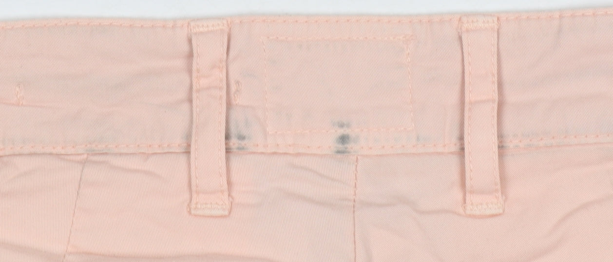 Dario Beltran Men's Pink Chino Shorts L 34in Casual Twill Summer