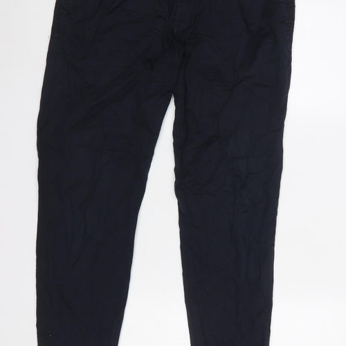 Club of Comfort Men's Blue 32/32 Chino Trousers Cotton Stretch