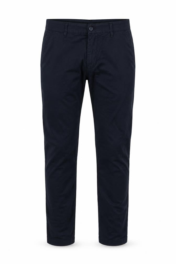 Club of Comfort Men's Blue 32/32 Chino Trousers Cotton Stretch