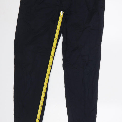 Club of Comfort Men's Blue 32/32 Chino Trousers Cotton Stretch