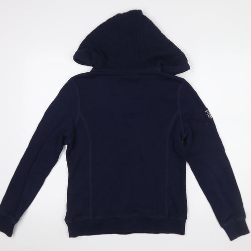 Jeep Free Spirit Women's Navy Pullover Hoodie Size 14 Cotton Blend