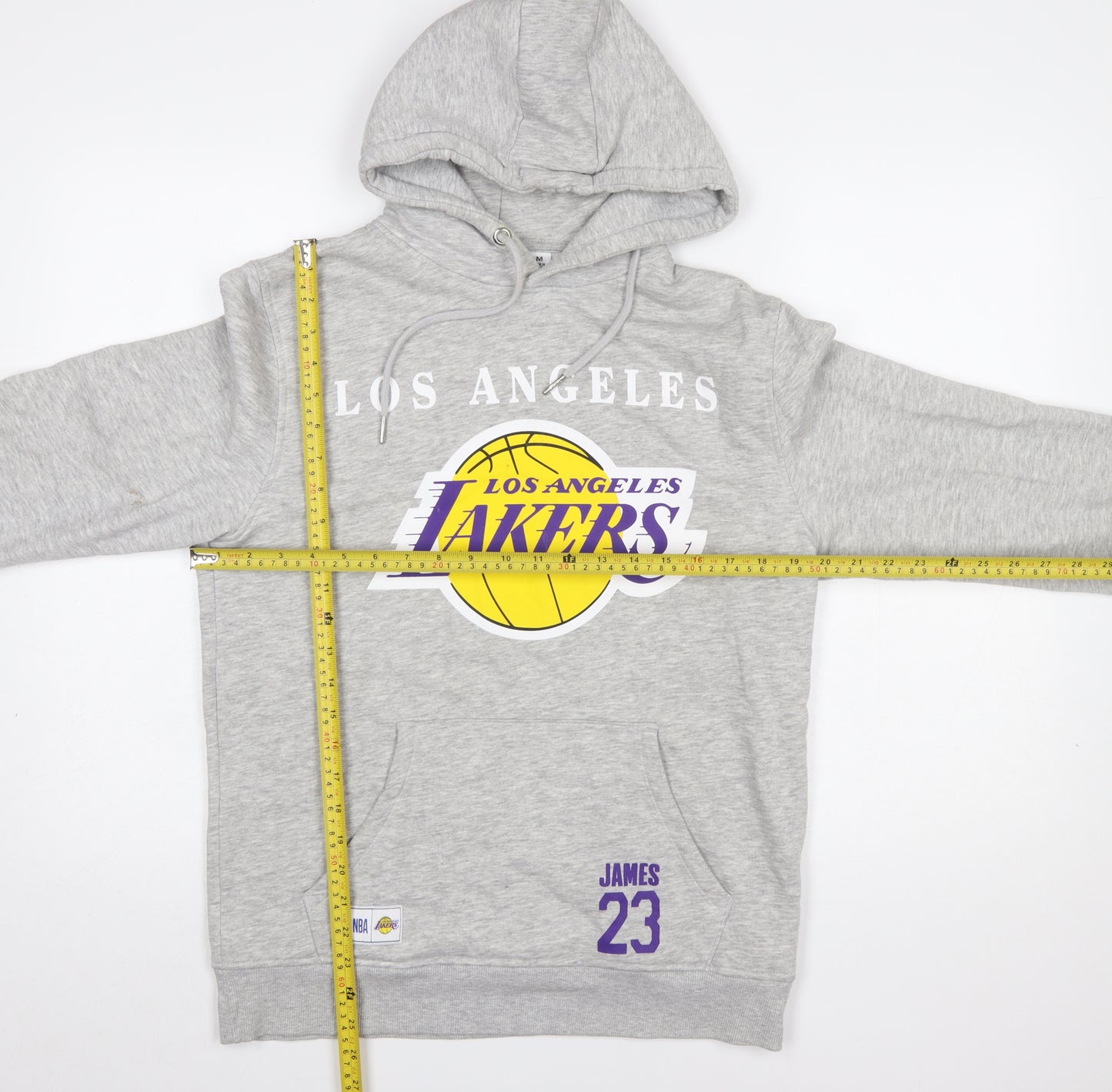 Primark NBA Los Angeles Lakers Grey Men's Pullover Hoodie M