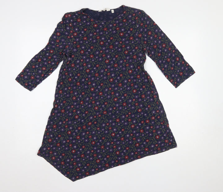 Seasalt Cornwall Womens Multicoloured Floral Cotton Tunic Top UK 8