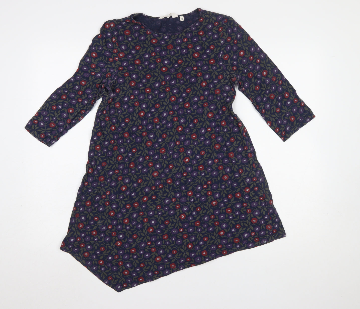 Seasalt Cornwall Womens Multicoloured Floral Cotton Tunic Top UK 8