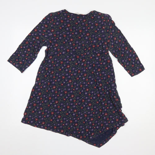 Seasalt Cornwall Womens Multicoloured Floral Cotton Tunic Top UK 8