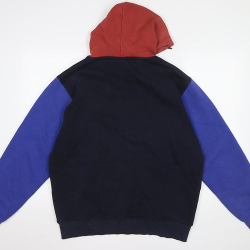 Nicce Men's Multicoloured Pullover Hoodie L Fleece Cotton Blend