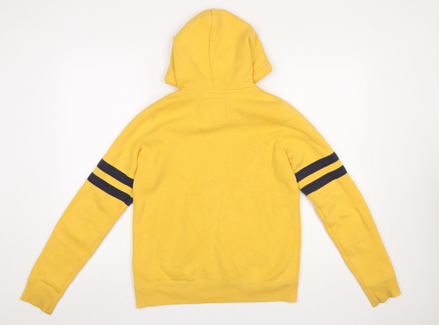 Hollister Women’s Yellow Hooded Pullover Hoodie XS Cotton Blend