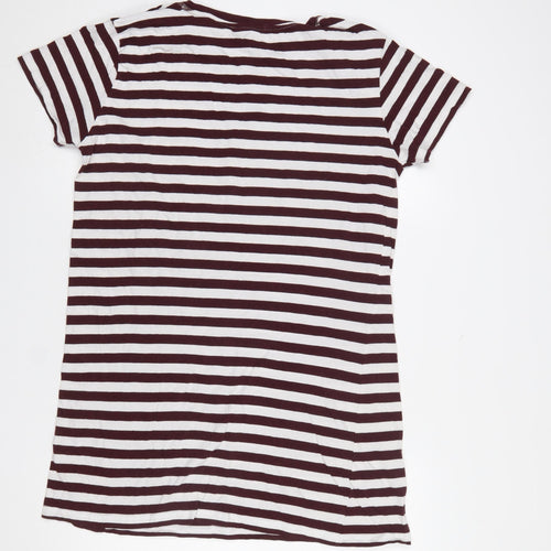 Primark Women’s Harry Potter Striped Nightshirt Size 12-14 Burgundy