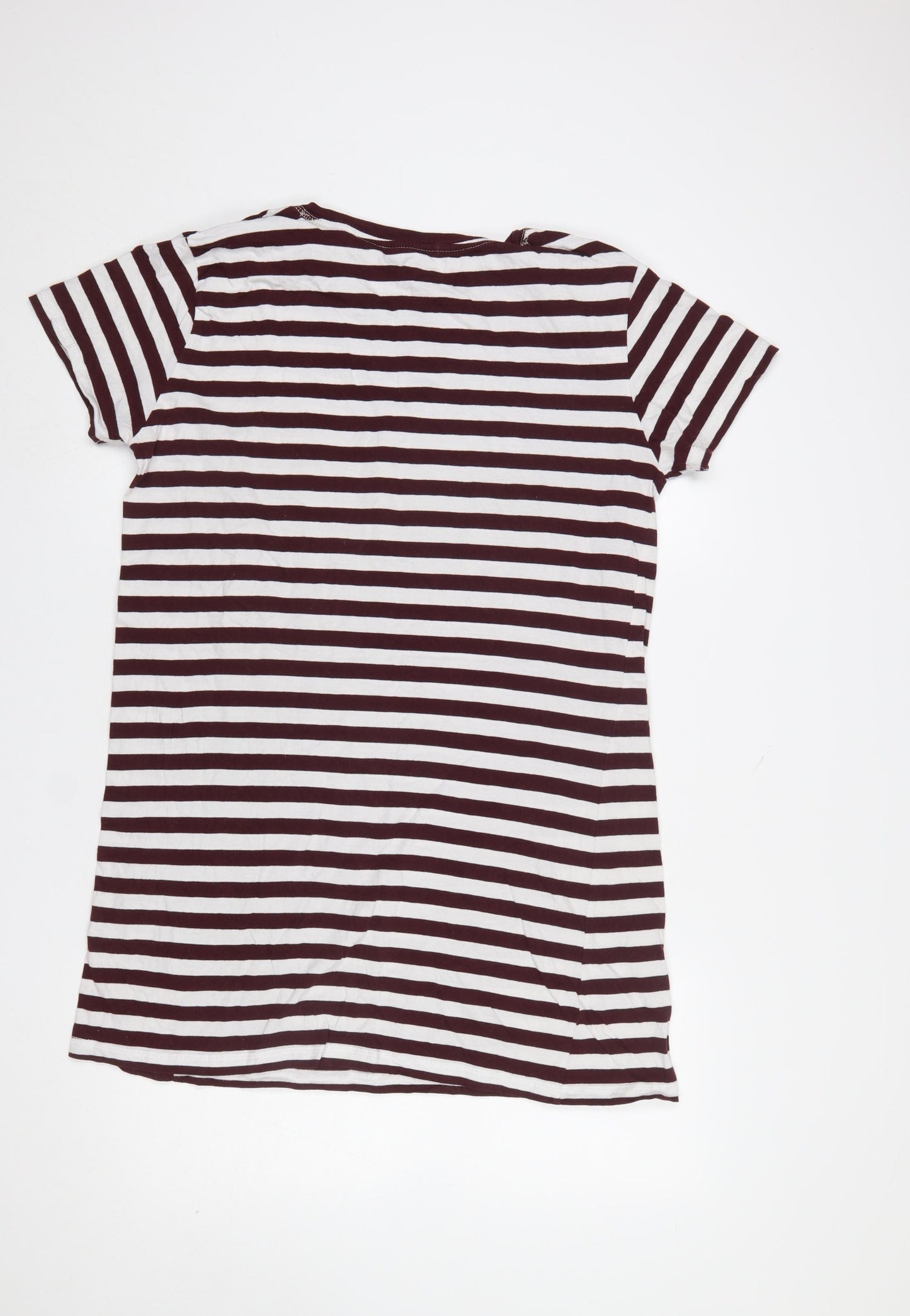 Primark Women’s Harry Potter Striped Nightshirt Size 12-14 Burgundy