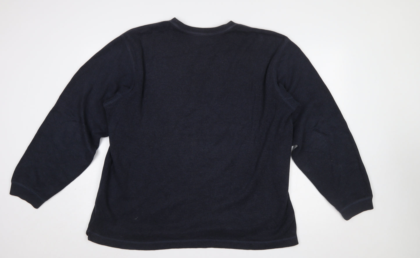 Banana Republic Men's Blue Cotton Crew Neck Pullover Sweatshirt L