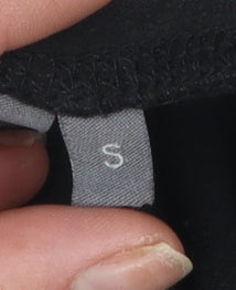 Sweaty Betty Womens Black Small Hooded Pullover Hoodie