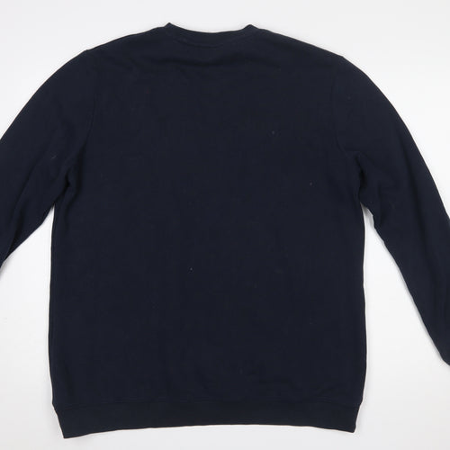 TOG24 Women's Navy HAPPY Pullover Sweatshirt Size 18 Cotton Blend