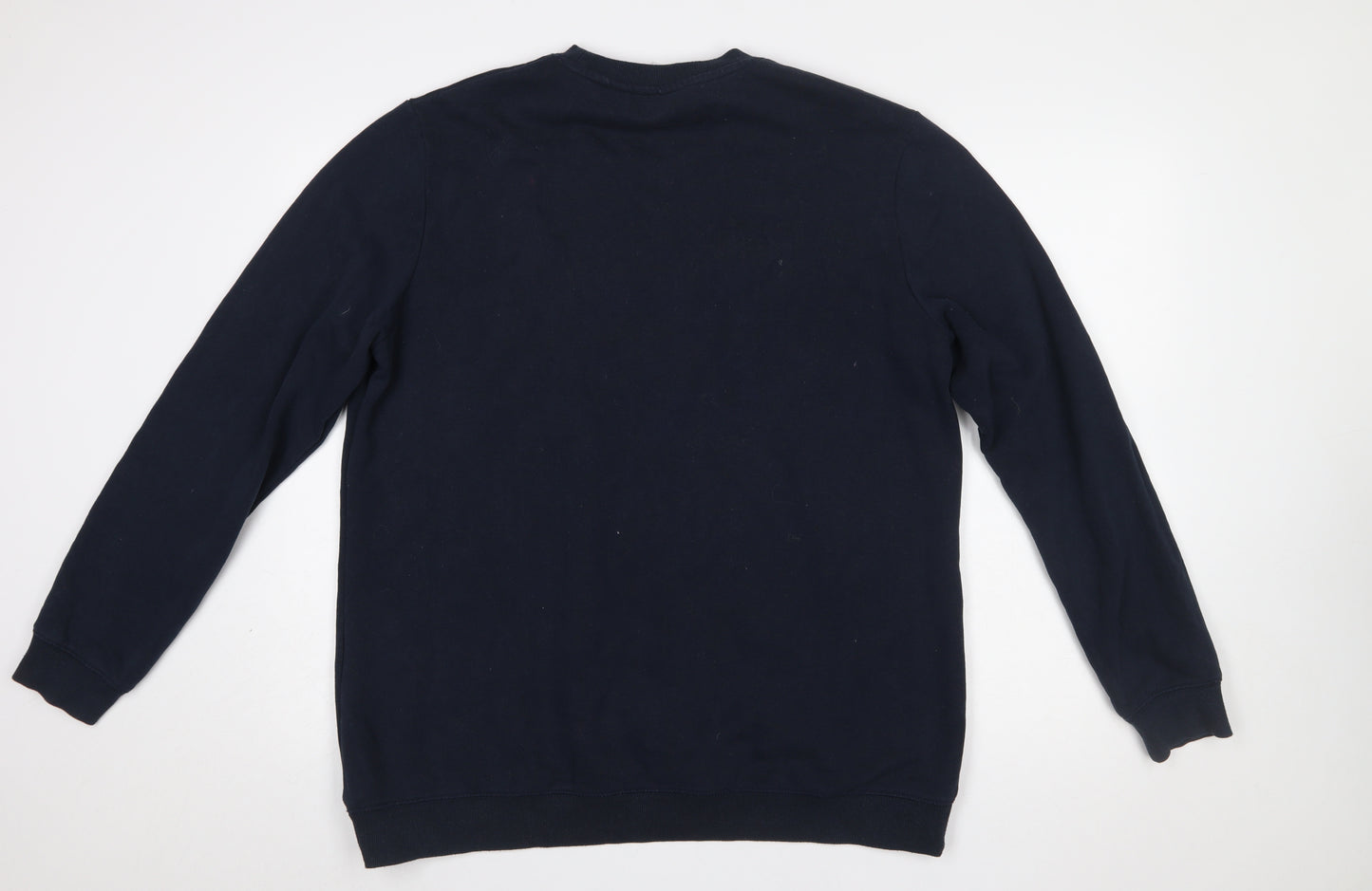 TOG24 Women's Navy HAPPY Pullover Sweatshirt Size 18 Cotton Blend