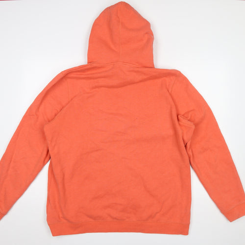 TOG24 Womens Orange Weekend Pullover Hoodie Size 18 Cotton Blend