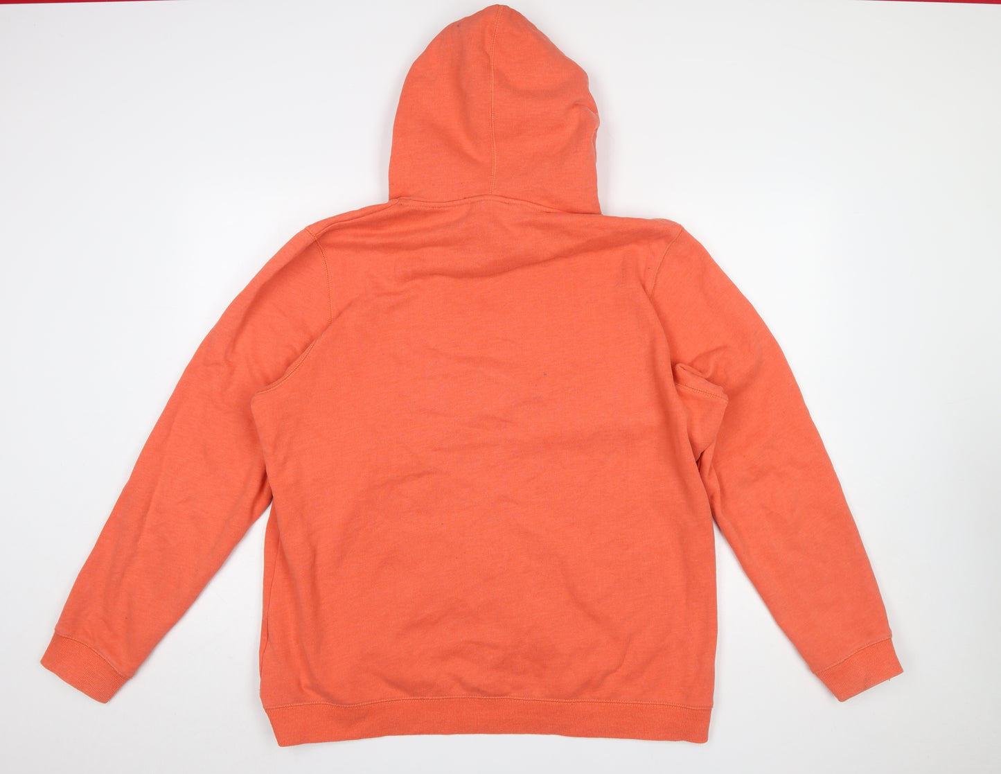 TOG24 Womens Orange Weekend Pullover Hoodie Size 18 Cotton Blend