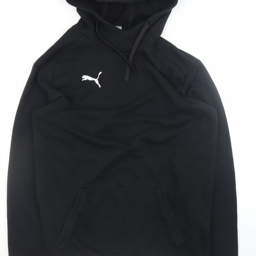 Puma Men’s Black M Basic Hoodie Jacket Lightweight Fleece Regular Fit
