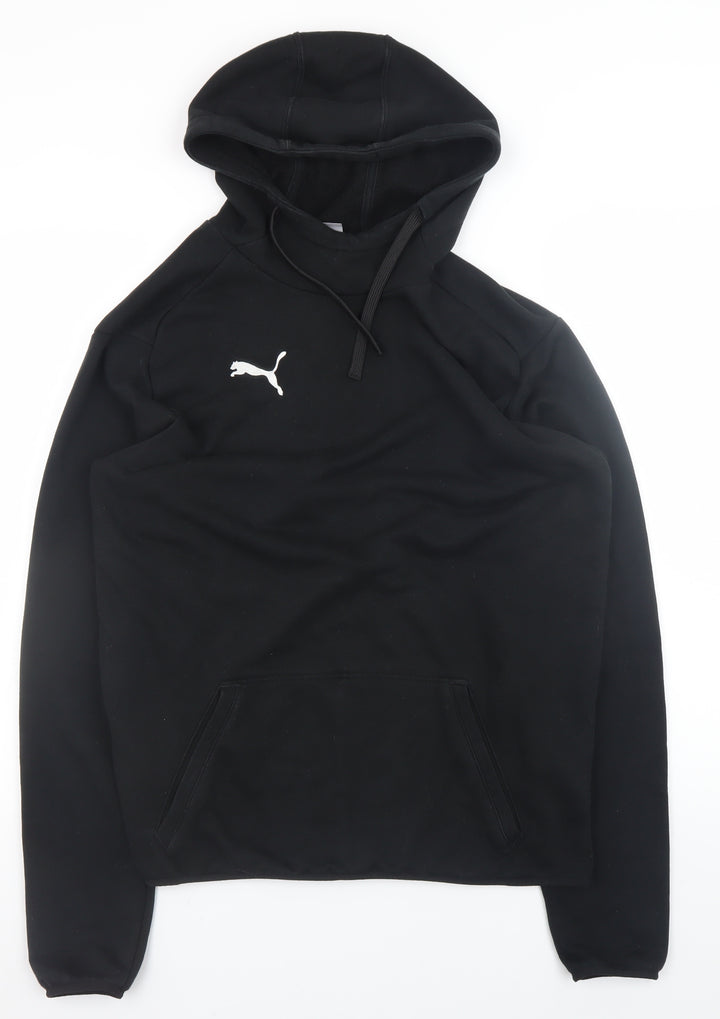 Puma Men’s Black M Basic Hoodie Jacket Lightweight Fleece Regular Fit