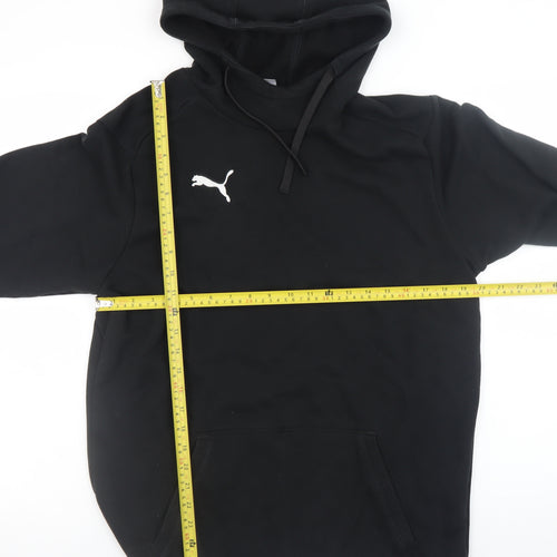 Puma Men’s Black M Basic Hoodie Jacket Lightweight Fleece Regular Fit