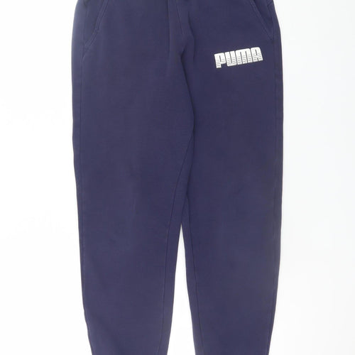 Puma Men's Blue Jogger Sweatpants Size S Regular Fit