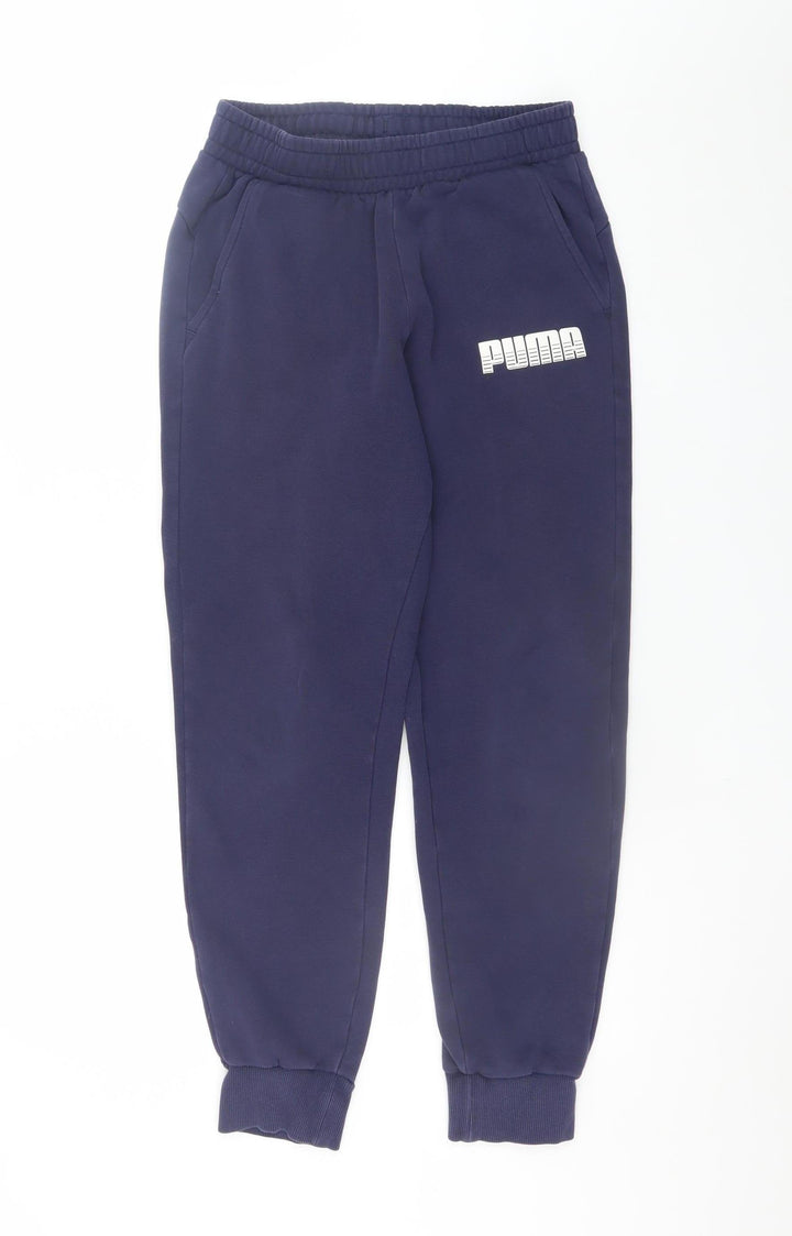 Puma Men's Blue Jogger Sweatpants Size S Regular Fit