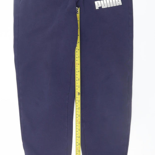 Puma Men's Blue Jogger Sweatpants Size S Regular Fit