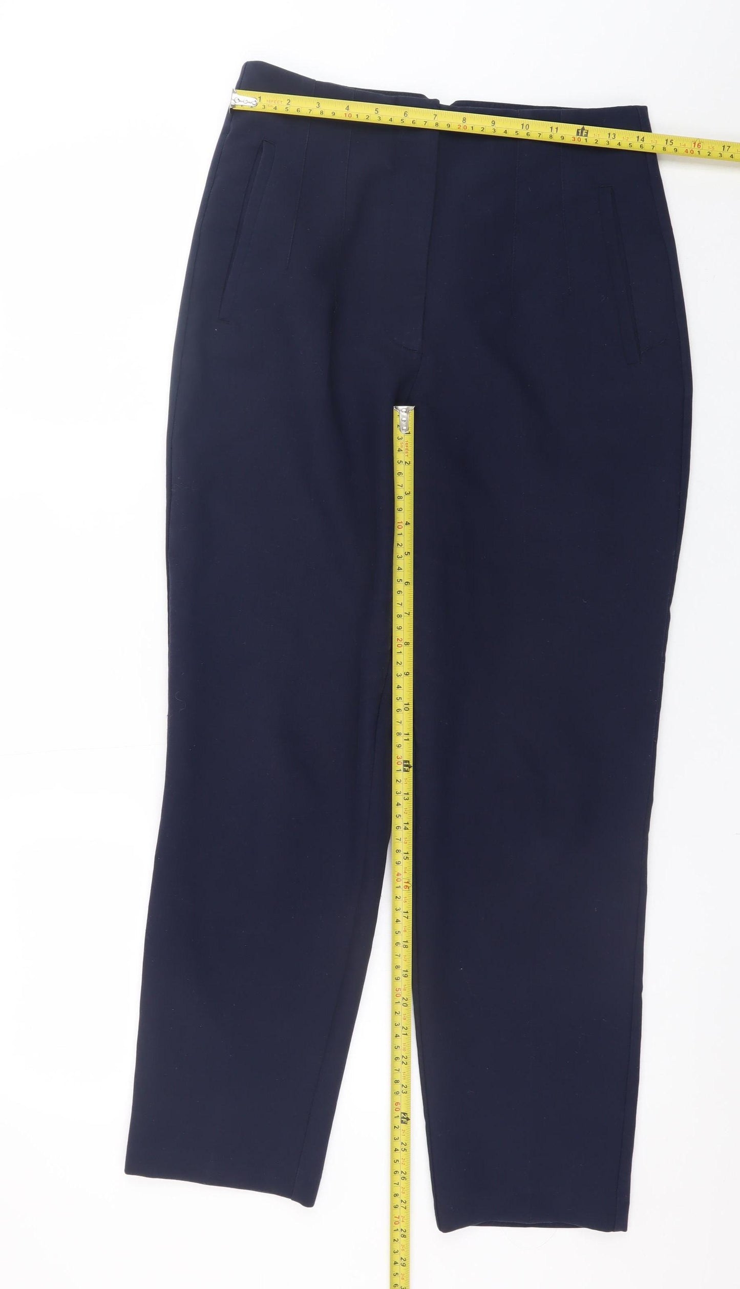 Zara Women’s Blue Slim Fit Tailored Dress Pants Size 12