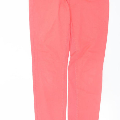 Henri Lloyd Womens Pink Skinny Jeans Size 12 Stretch Cotton