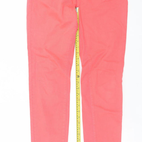 Henri Lloyd Womens Pink Skinny Jeans Size 12 Stretch Cotton