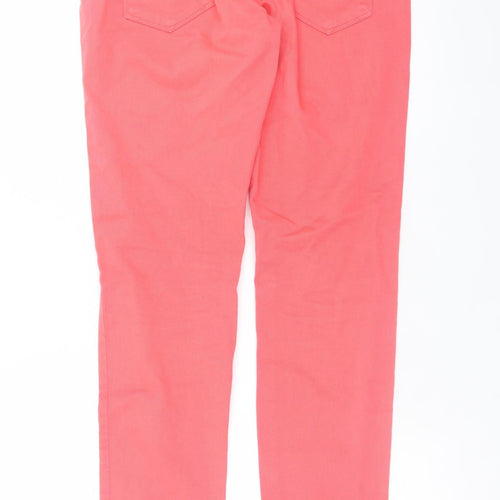 Henri Lloyd Womens Pink Skinny Jeans Size 12 Stretch Cotton