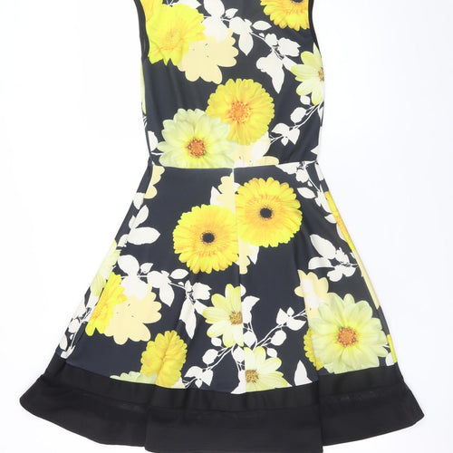 Misslook Women’s Multicoloured Floral Fit & Flare Dress Size 10