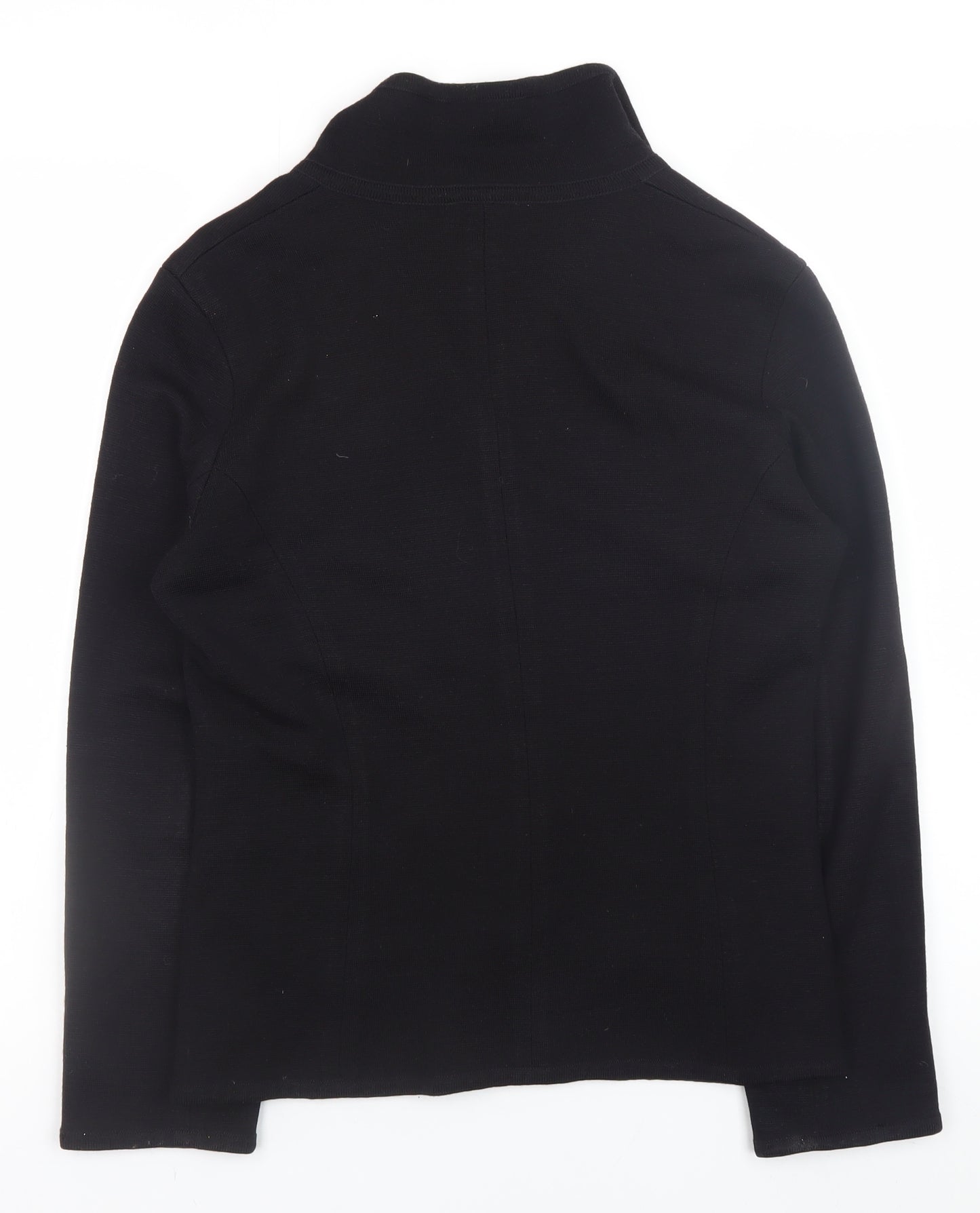 J. Taylor Women's Black Wool Blend Blazer Jacket Size M