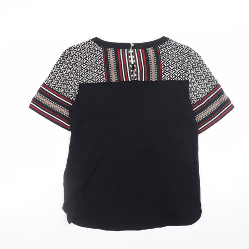 Oasis Women's Multicoloured Geometric Tunic Blouse Size 12