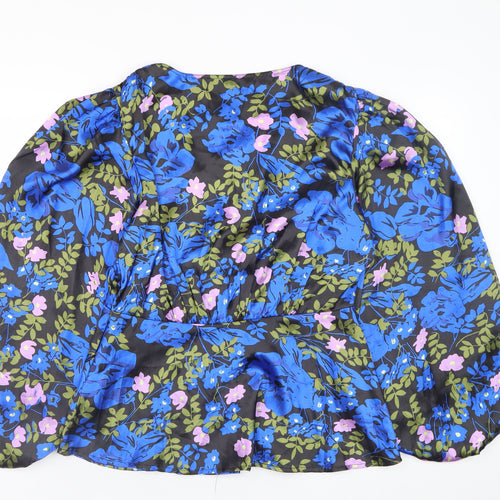 Vero Moda Women's Multicoloured Floral Wrap Blouse Size M