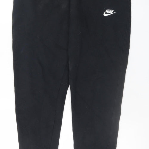 Nike Men's Black Cotton Blend Joggers Sweatpants Size M