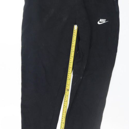 Nike Men's Black Cotton Blend Joggers Sweatpants Size M