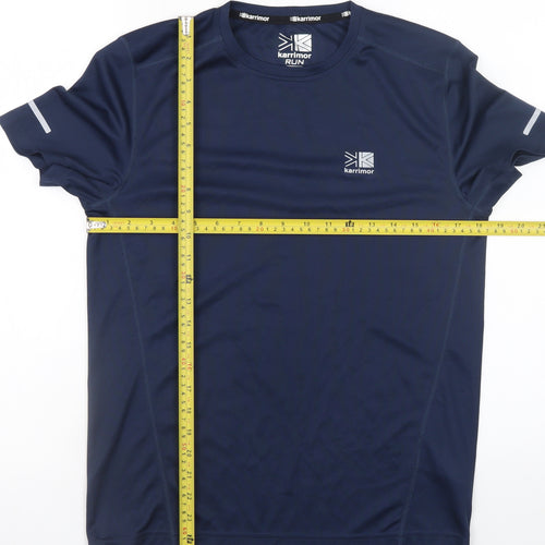 Karrimor Men's Blue Running Sports T-Shirt Size S Polyester