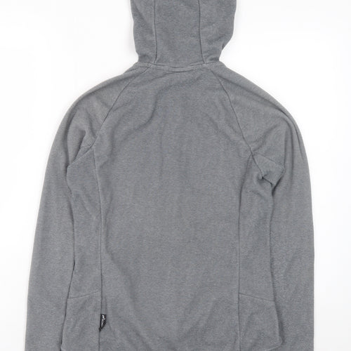 Jack Wolfskin Unisex Grey Full Zip Hoodie Size S Lightweight Outdoor