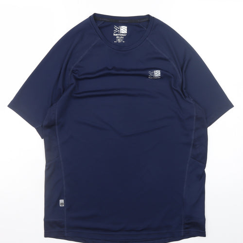 Karrimor Men's Blue Short Sleeve Running T-Shirt Size S