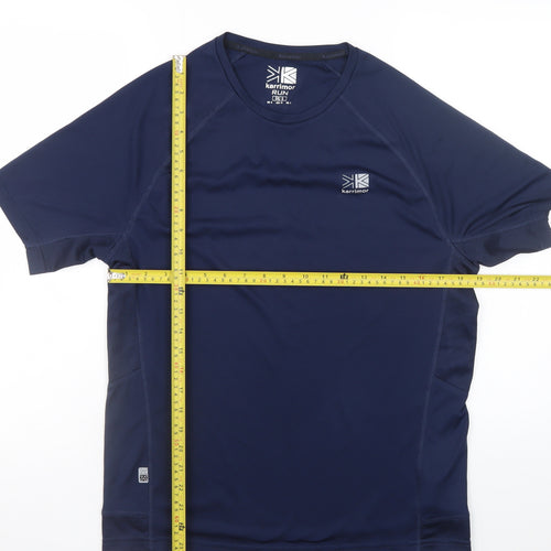 Karrimor Men's Blue Short Sleeve Running T-Shirt Size S