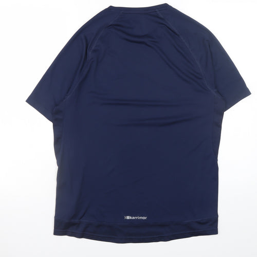 Karrimor Men's Blue Short Sleeve Running T-Shirt Size S