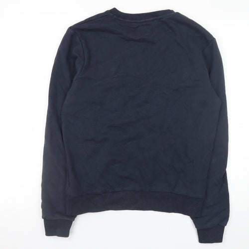 Jack Wills Women's Navy Blue Crew Neck Sweatshirt Small
