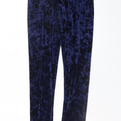 Esmara by Heidi Klum Women’s Navy Blue Velvet Leggings Size 10/12