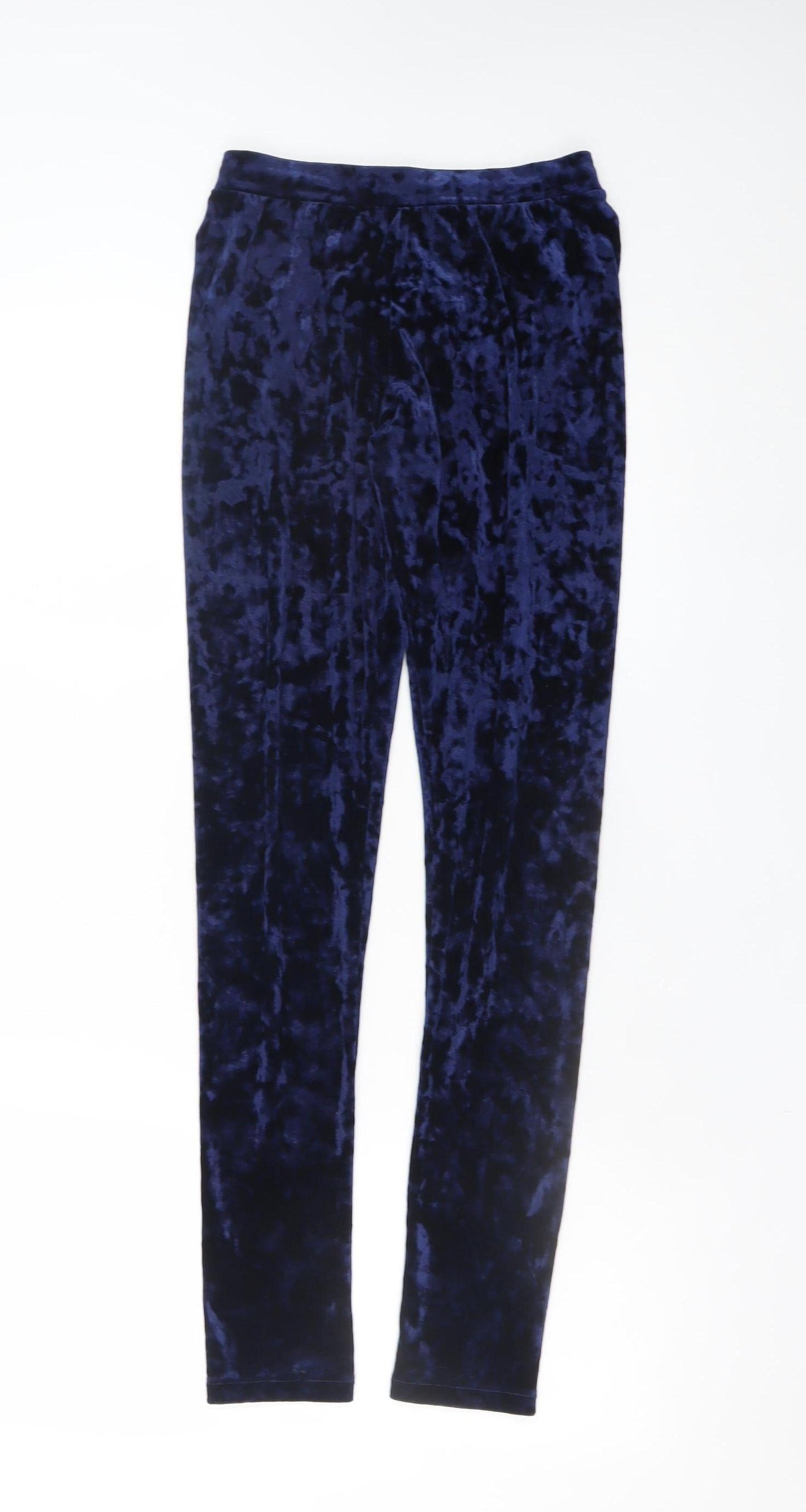 Esmara by Heidi Klum Women’s Navy Blue Velvet Leggings Size 10/12