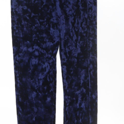 Esmara by Heidi Klum Women’s Navy Blue Velvet Leggings Size 10/12