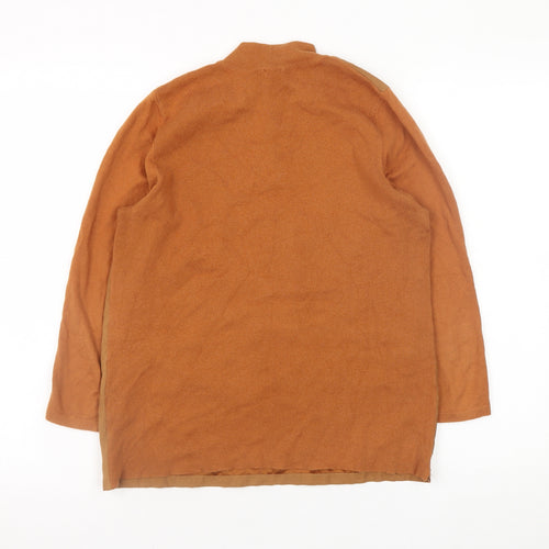 ASOS Women’s Brown Mock Neck Long Sleeve Pullover Jumper Size 12