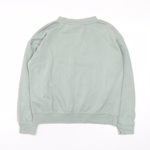 Disney Women’s Green Mickey Mouse XS Sweatshirt Crew Neck Pullover