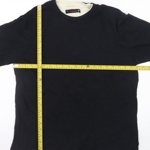 Burton Men's Black Cotton Crew Neck Pullover Sweatshirt Size L