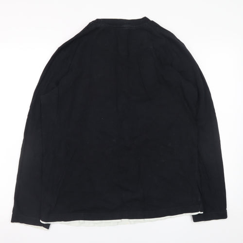 Burton Men's Black Cotton Crew Neck Pullover Sweatshirt Size L
