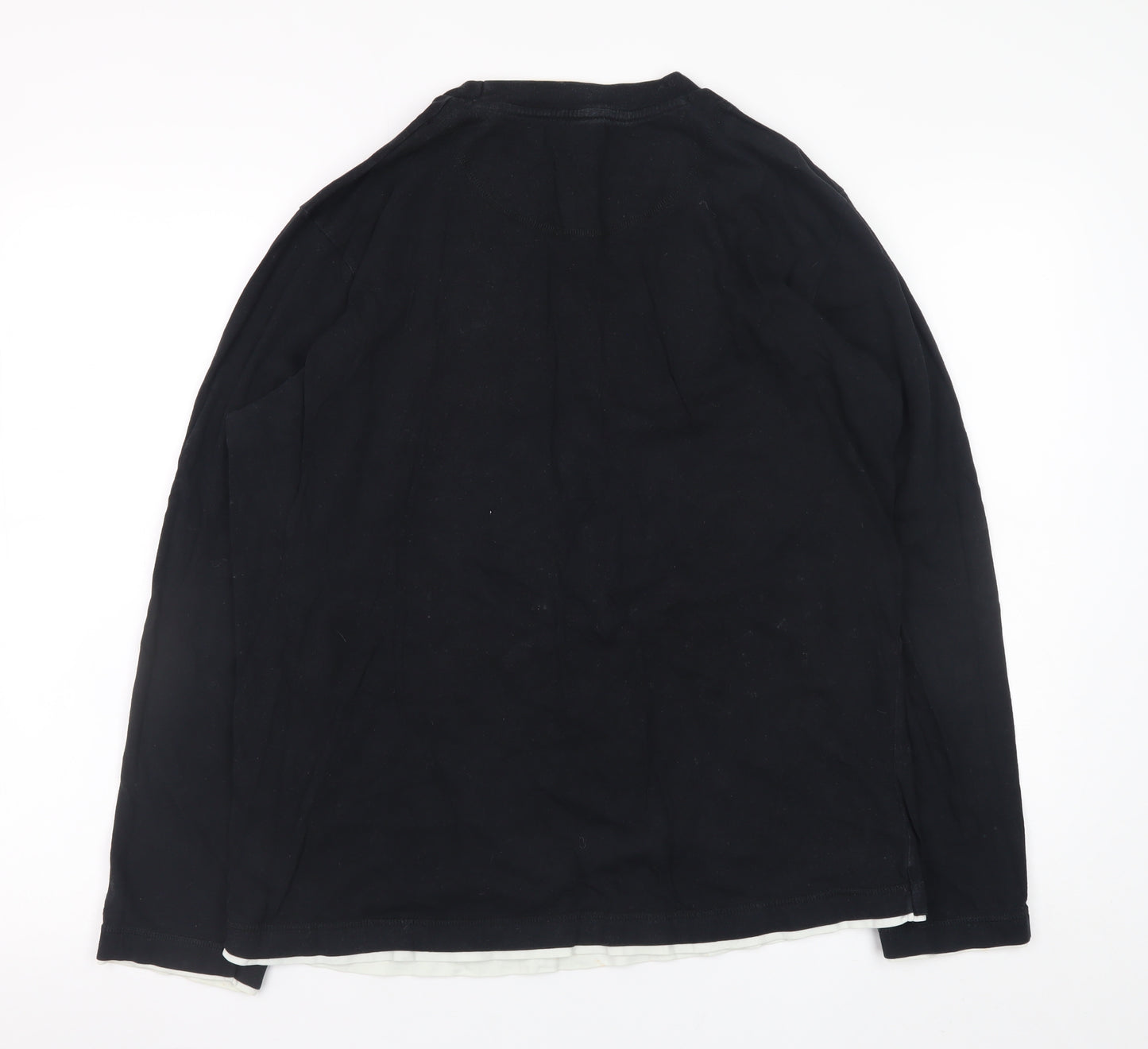 Burton Men's Black Cotton Crew Neck Pullover Sweatshirt Size L