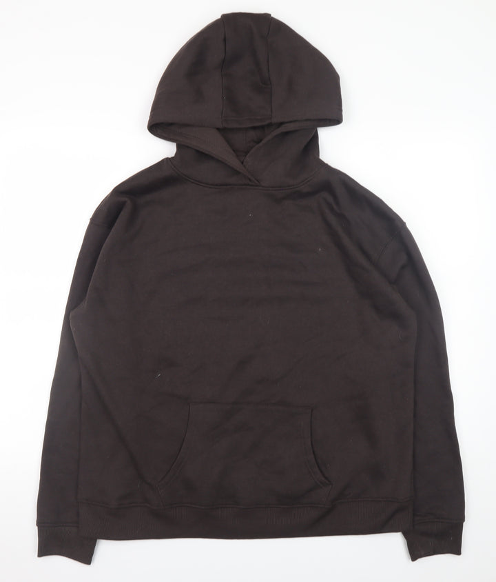 Primark Cares Women’s Black Pullover Hoodie L Cotton Blend
